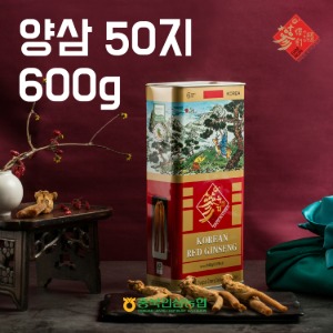충북인삼농협 6년근 양삼 50지 600g